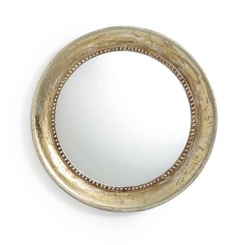Зеркало круглое AFSAN  золотистый