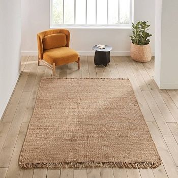 Коврик из джута Ajan  120 x 170 см бежевый