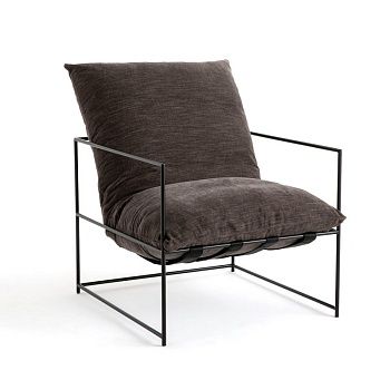 Кресло из металла Sgothan  серый