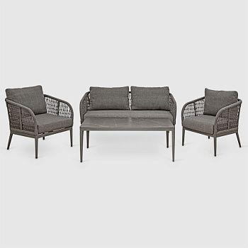 Садовый комплект мебели Konway серый из 4 предметов