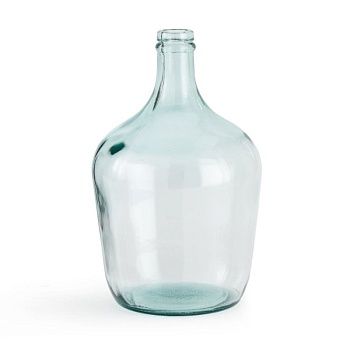 Ваза-бутыль из стекла Izolia  зеленый