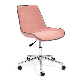 Кресло ТС 52х40х97 см флок розовый