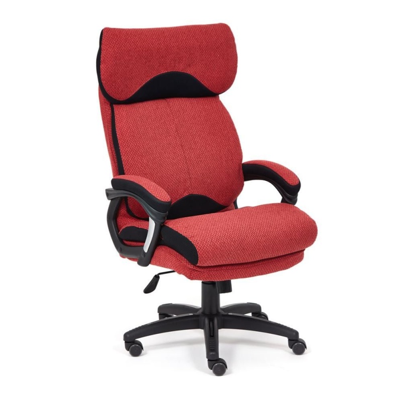 Купить Кресло ТС 70х48х129 см ткань красный/чёрный 0