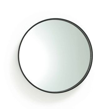 Зеркало круглое 55 см Alaria  черный