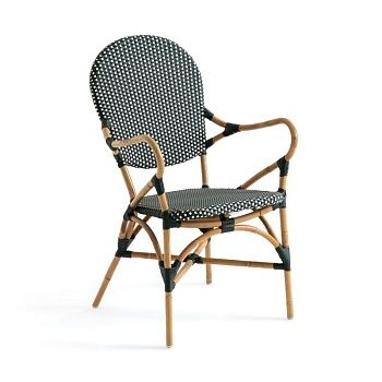 Кресло-бистро из стеблей ротанга Bistro  зеленый