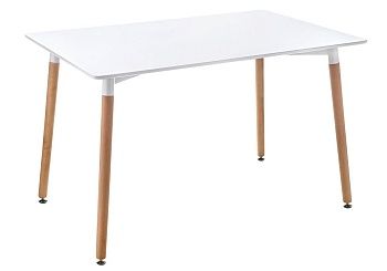 Стол деревянный Table 110х70х73 white / wood