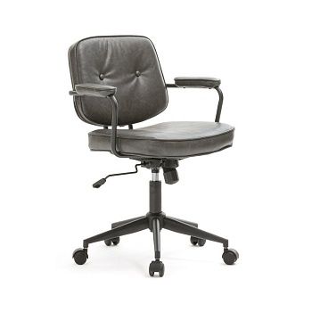 Кресло офисное винтажное Felipe  серый