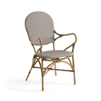 Кресло-бистро из стеблей ротанга Bistro  каштановый