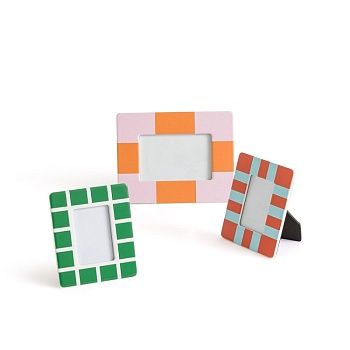 Комплект из трех рамок настольных из керамики Calora  разноцветный