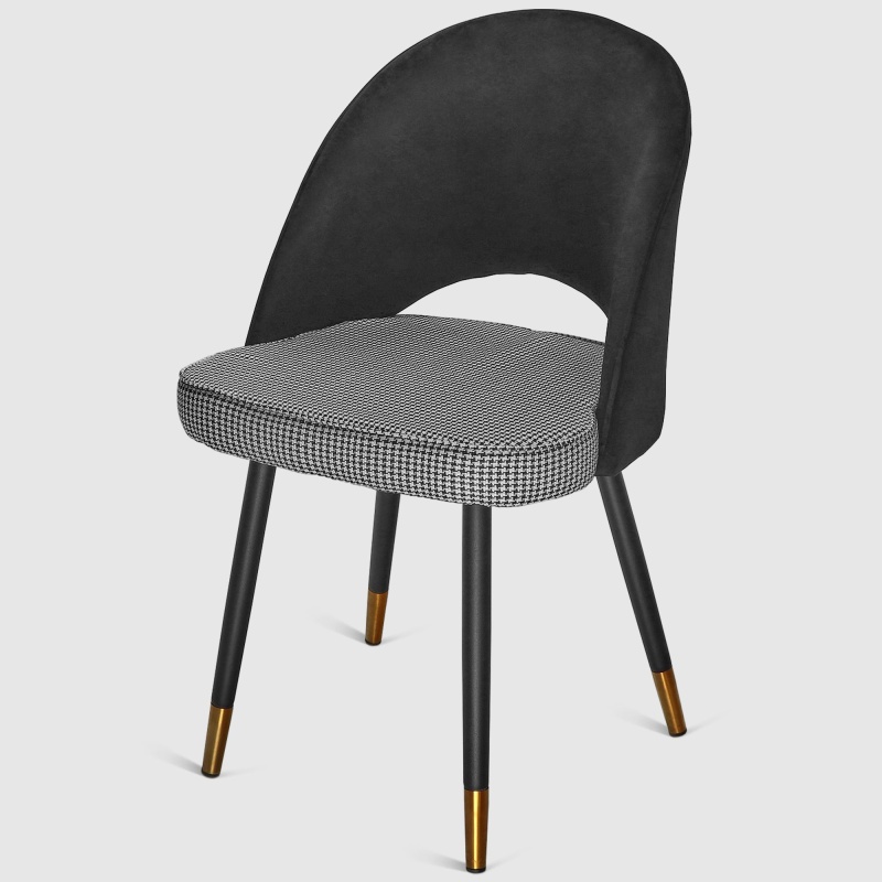 Купить Кресло Bazhou Business черно-серый 51х49х84 см