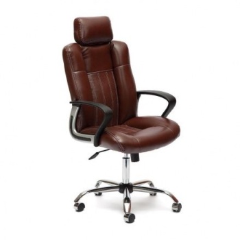 Кресло компьютерное TC коричневый 135х64х51 см (10218)