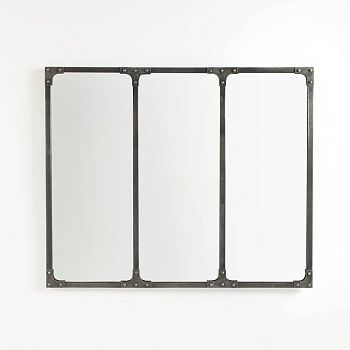 Зеркало в стиле хай-тек Lenaig  серый