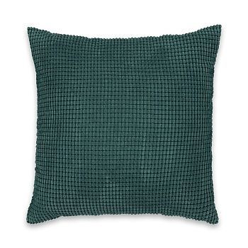 Чехол для подушки рельефный FLUFFY  65 x 65 см зеленый