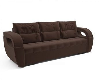 Прямой диван Мартинес (кордрой коричневый)