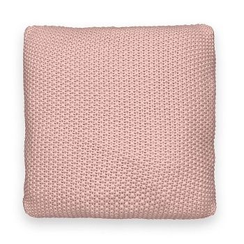 Чехол на подушку из трикотажа WESTPORT  45 x 45 см розовый