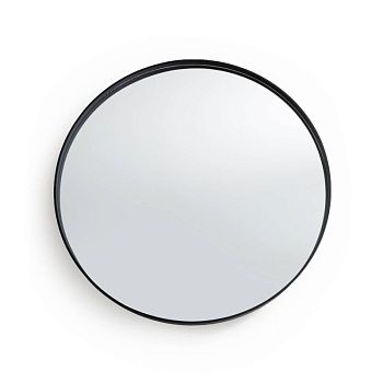 Зеркало круглое 100 см Alaria  черный