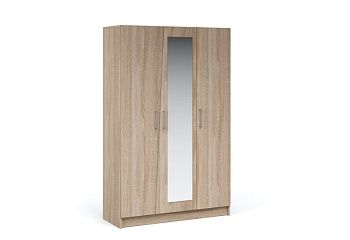 Распашной шкаф Антария 3дв с зеркалом