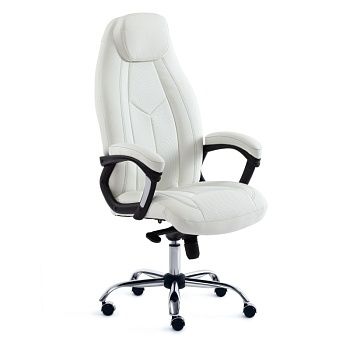 Кресло компьютерное ТC белое 66х132х54 см (15307)