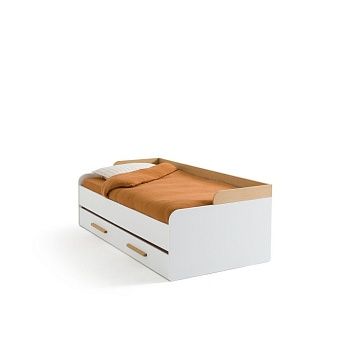 Кровать-кушетка раздвижная с основанием Arturo  90 x 190 см белый