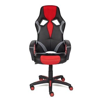 Кресло компьютерное TC до 120 кг 135х60х44 см черно-красный