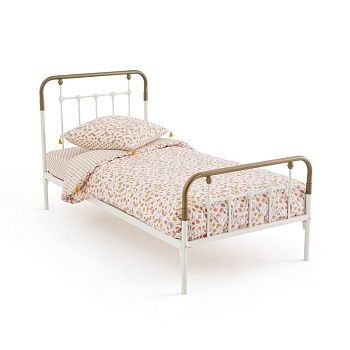 Кровать металлическая Asper  90 x 190 см белый