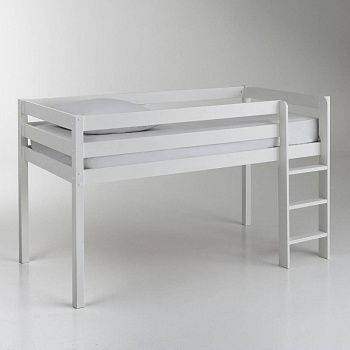 Кровать с возвышением Mirka  90 x 190 см белый