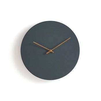 Часы настенные круглые Ora  серый