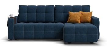 Угловой диван Dandy 2.0 рогожка Malmo синий
